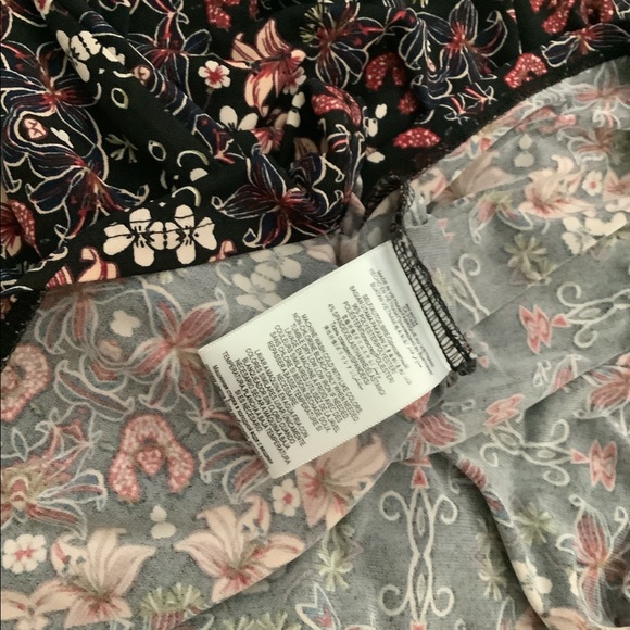 BCBGeneration Mini Dress Navy Print Size XS - Picture 4 of 5